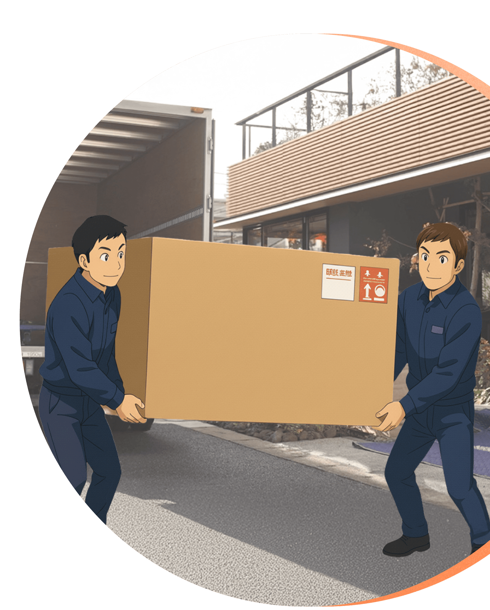 ヒーローセクションの男性のアイコン