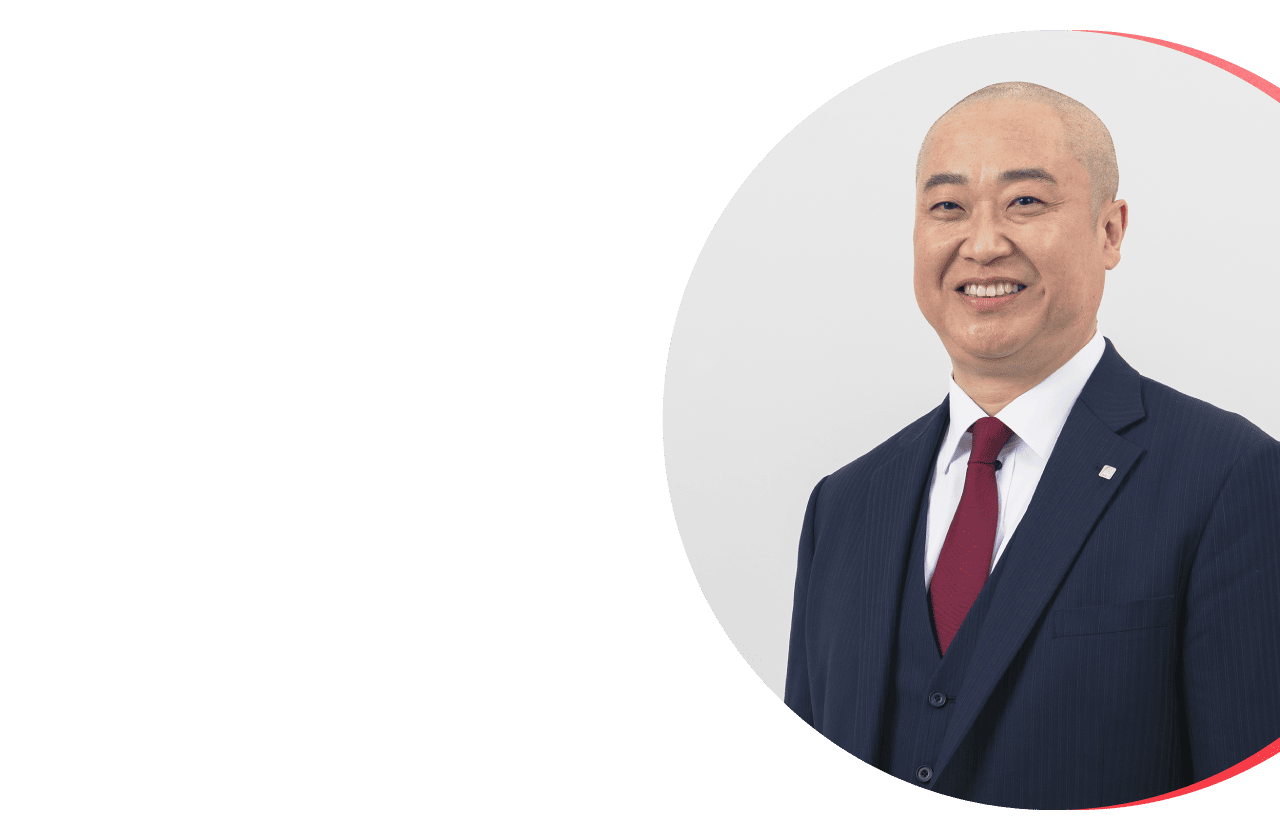 ヒーローセクションの代表挨拶のアイコン