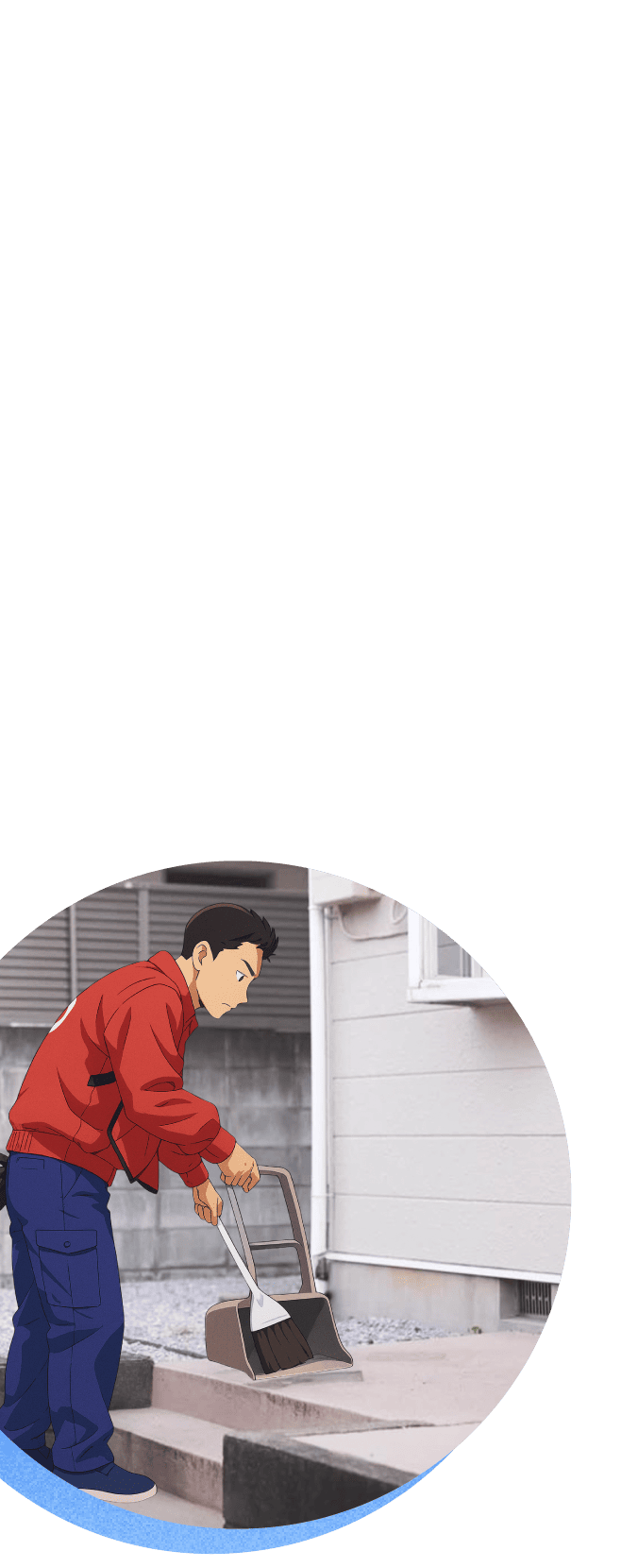 ヒーローセクションの男性のアイコン