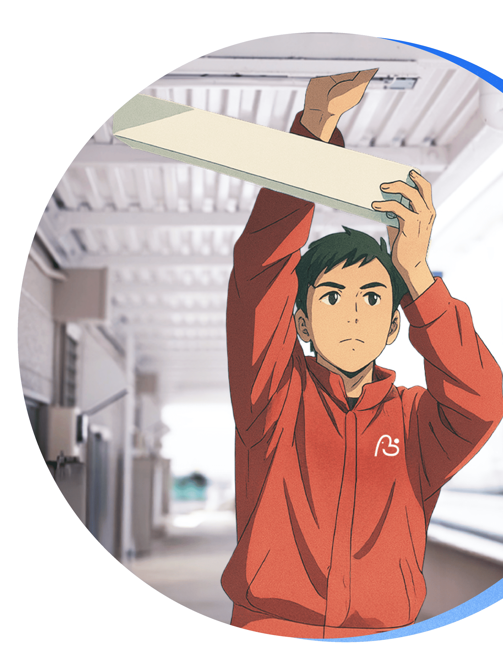 ヒーローセクションの男性のアイコン