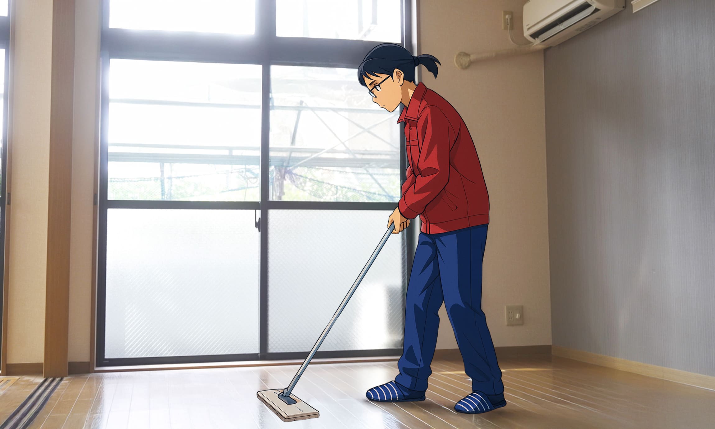 室内清掃のイメージ図