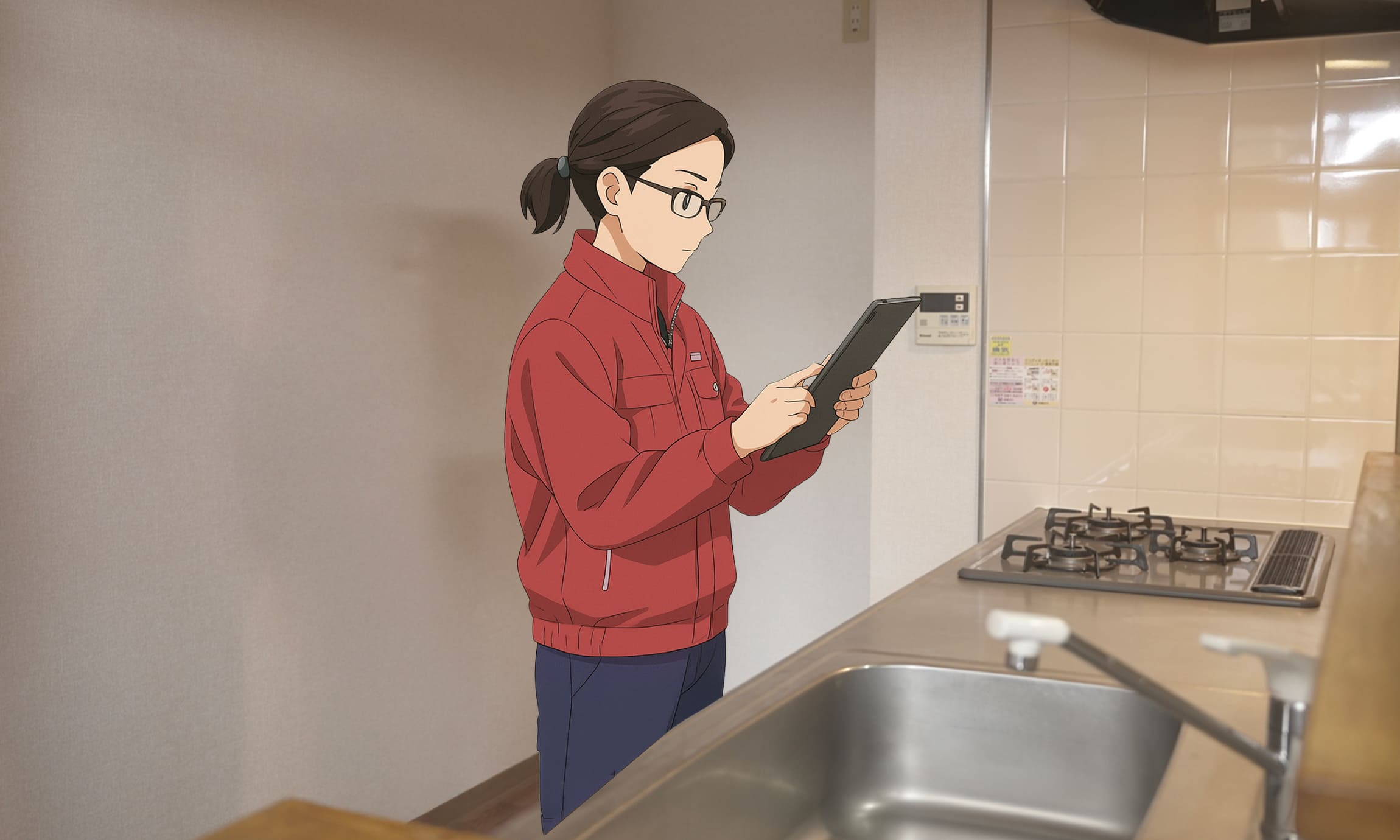 水回り確認のイメージ図