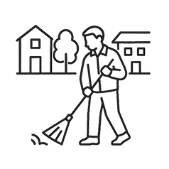 未経験可のOJT研修のイメージ図